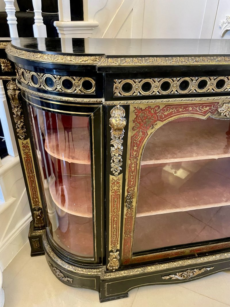 Antique French Boulle Display Cabinet